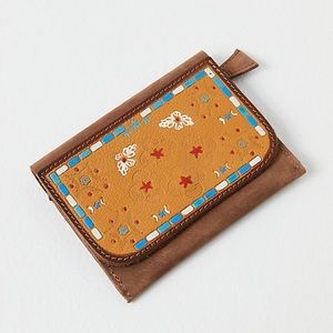 NWT Free People Belize Embossed Wallet